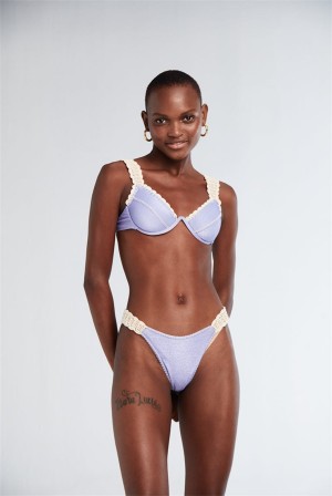 Alessia Lilac Shine Juicy Couture Alessia Lilac Shine With Crochet Bottom | JC-SN651864