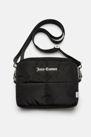 Black Juicy Couture Quilted Camera Bag | JC-SN652221