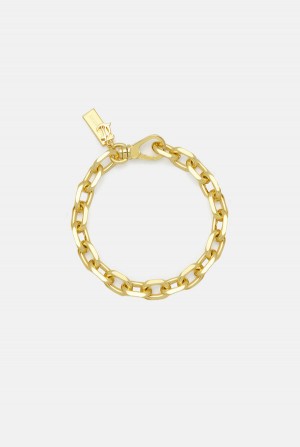 Gold Juicy Couture Chunky JC Charm Bracelet | JC-SN652402