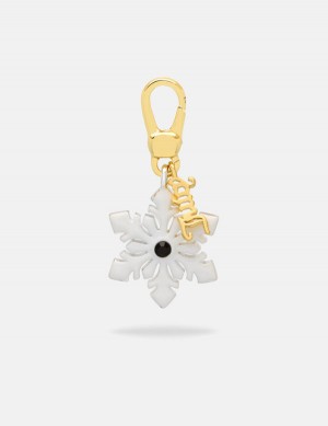 Gold Juicy Couture Enamel Snowflake Charm | JC-SN652400