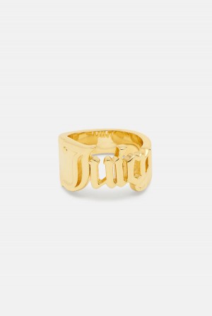 Gold Juicy Couture Juicy Ring | JC-SN652363