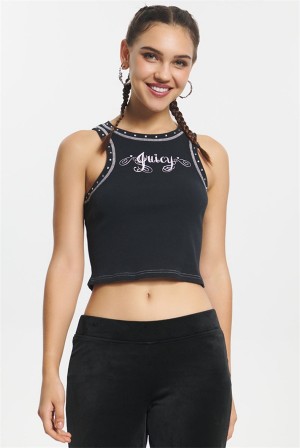 Liquorice Juicy Couture Juicy Sweetheart Tank | JC-SN651630