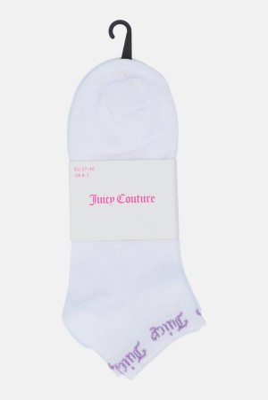 Multi Juicy Couture 3 Pack Top Logo Trainer Liners 3 Pack | JC-SN652320