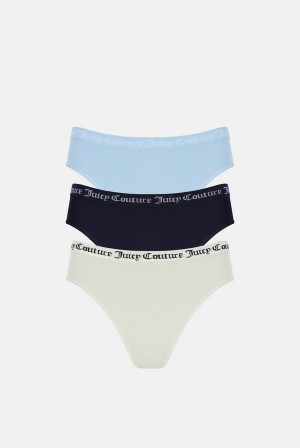 Multi Juicy Couture Flat Knit Seamless Mid-rise Brief Pack X3 | JC-SN652233