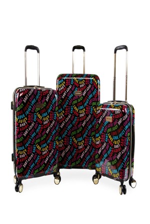 Rainbow Juicy Couture 3-piece Hardside Spinner Luggage Set | JC-SN651916