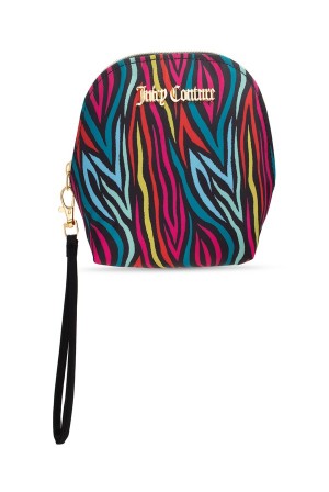 Rainbow Zebra Juicy Couture Petite Makeup Wristlet | JC-SN651907