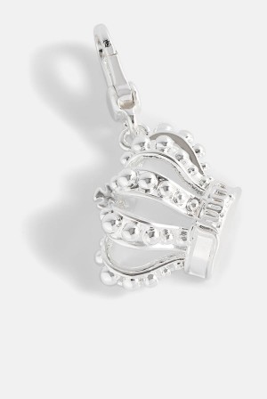 Silver Juicy Couture Crown Charm | JC-SN652392