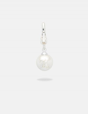 Silver Juicy Couture JC Pearl Charm | JC-SN652405