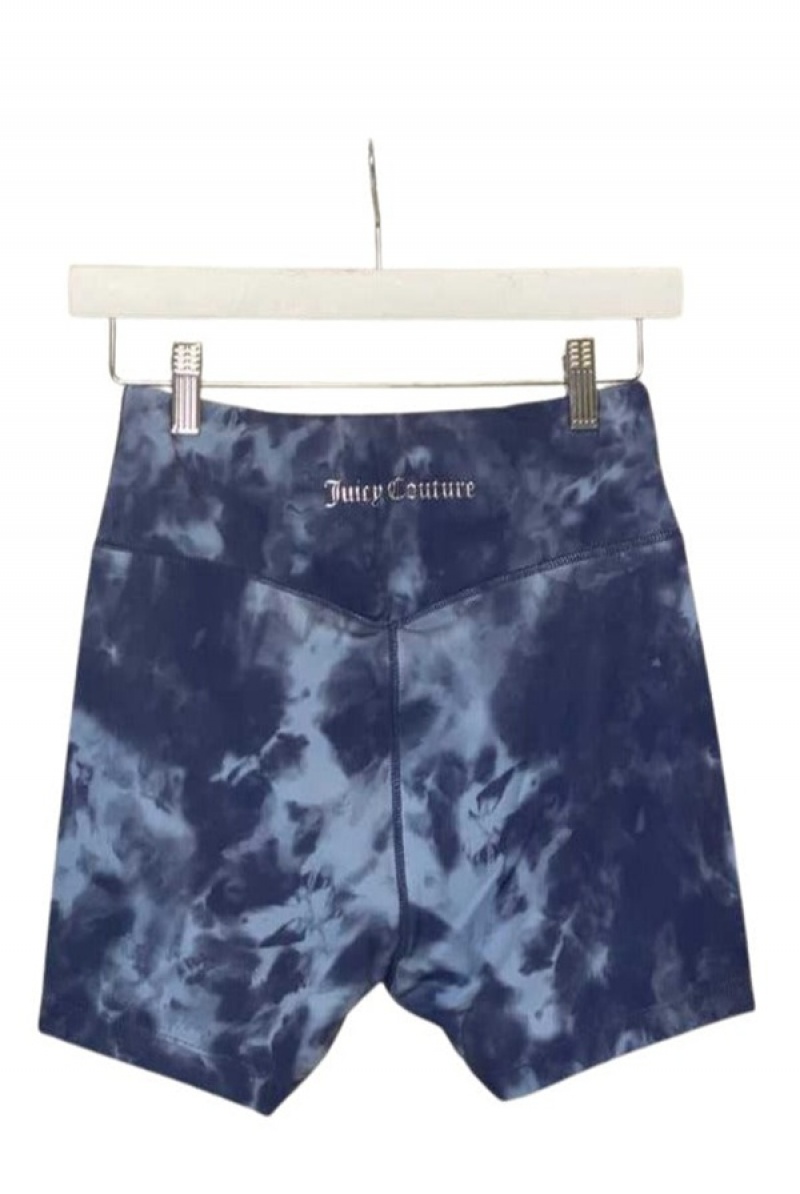 AOP Blue Wave Print Juicy Couture Liza Printed Short—rejuiced | JC-SN651807