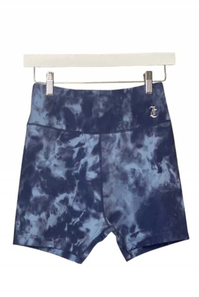 AOP Blue Wave Print Juicy Couture Liza Printed Short—rejuiced | JC-SN651807