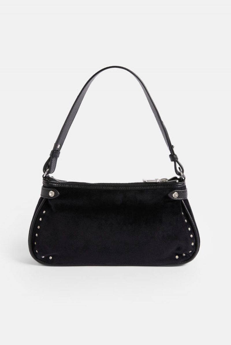 Black Juicy Couture Diamante Scatter Bag | JC-SN652219