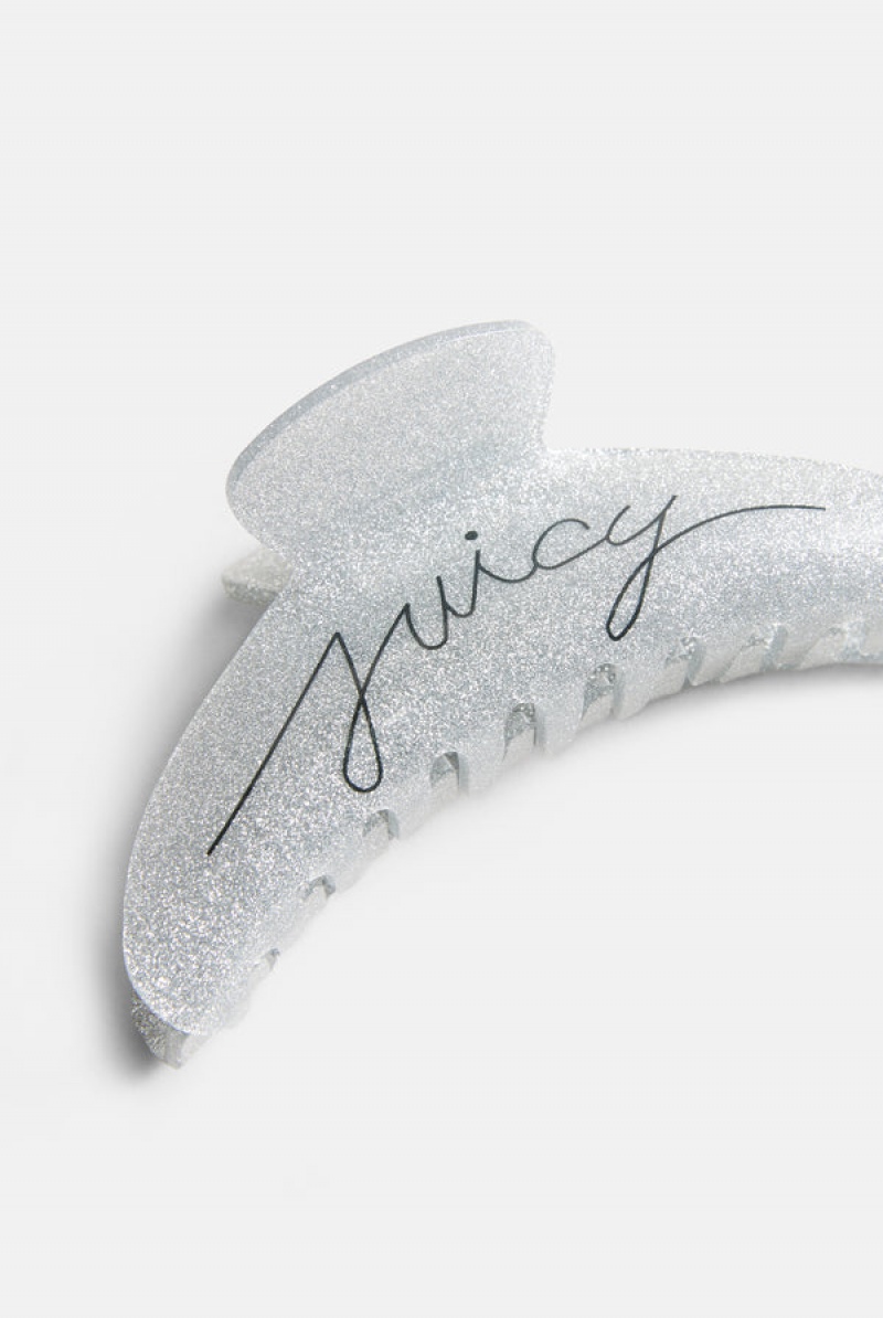 Black Juicy Couture Set Of 2 Juicy Claw Hair Clips | JC-SN652337