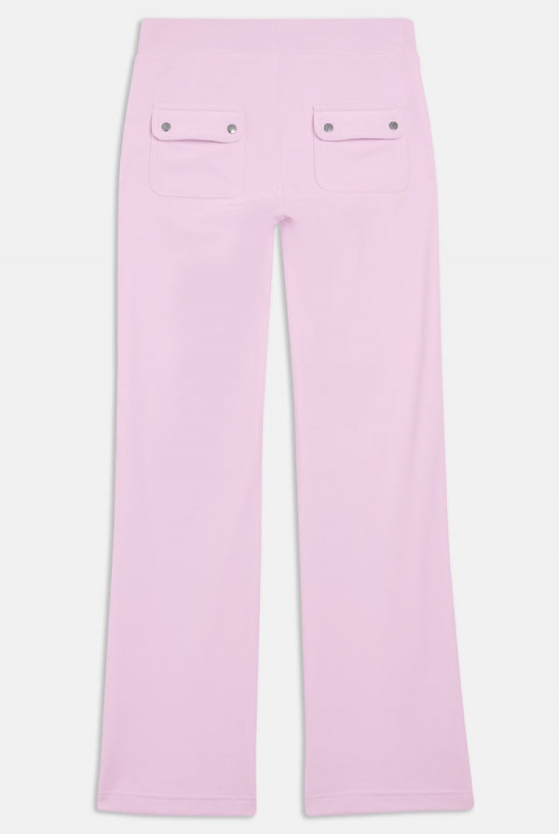 Cherry Blossom Juicy Couture Classic Velour Del Ray Pocketed Bottoms | JC-SN652023