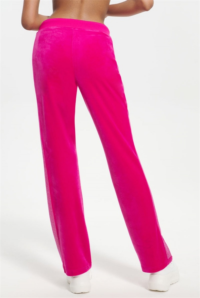 Free Love Juicy Couture Ombre Bling Velour Track Pants | JC-SN651604