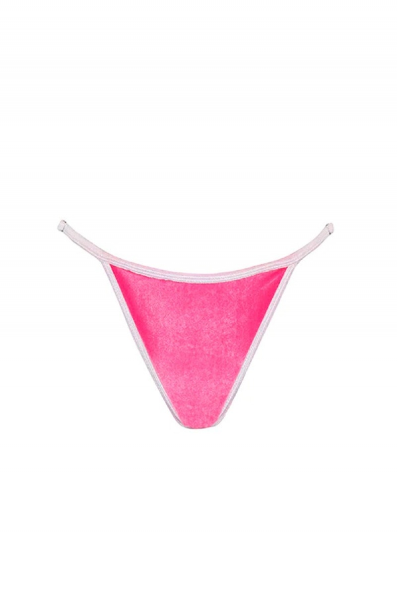 Fuchsia Juicy Couture Capittana April Bikini Bottom | JC-SN651880