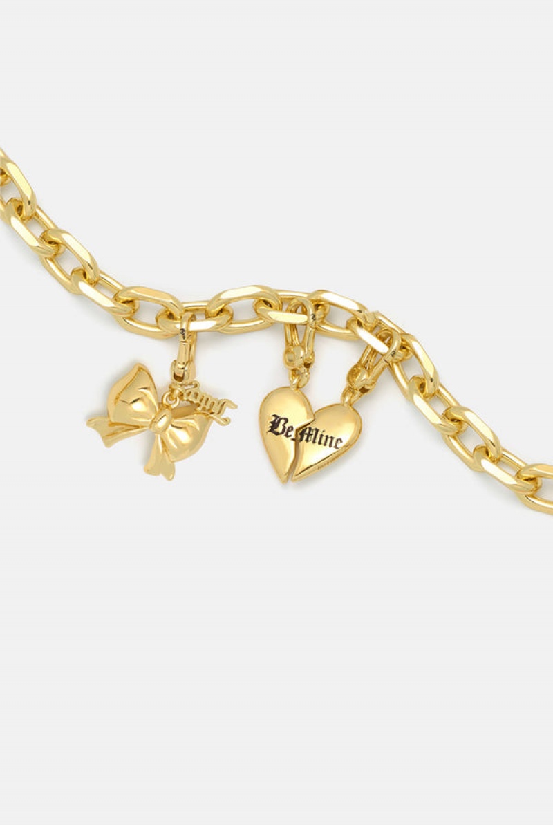 Gold Juicy Couture Bow Charm | JC-SN652393