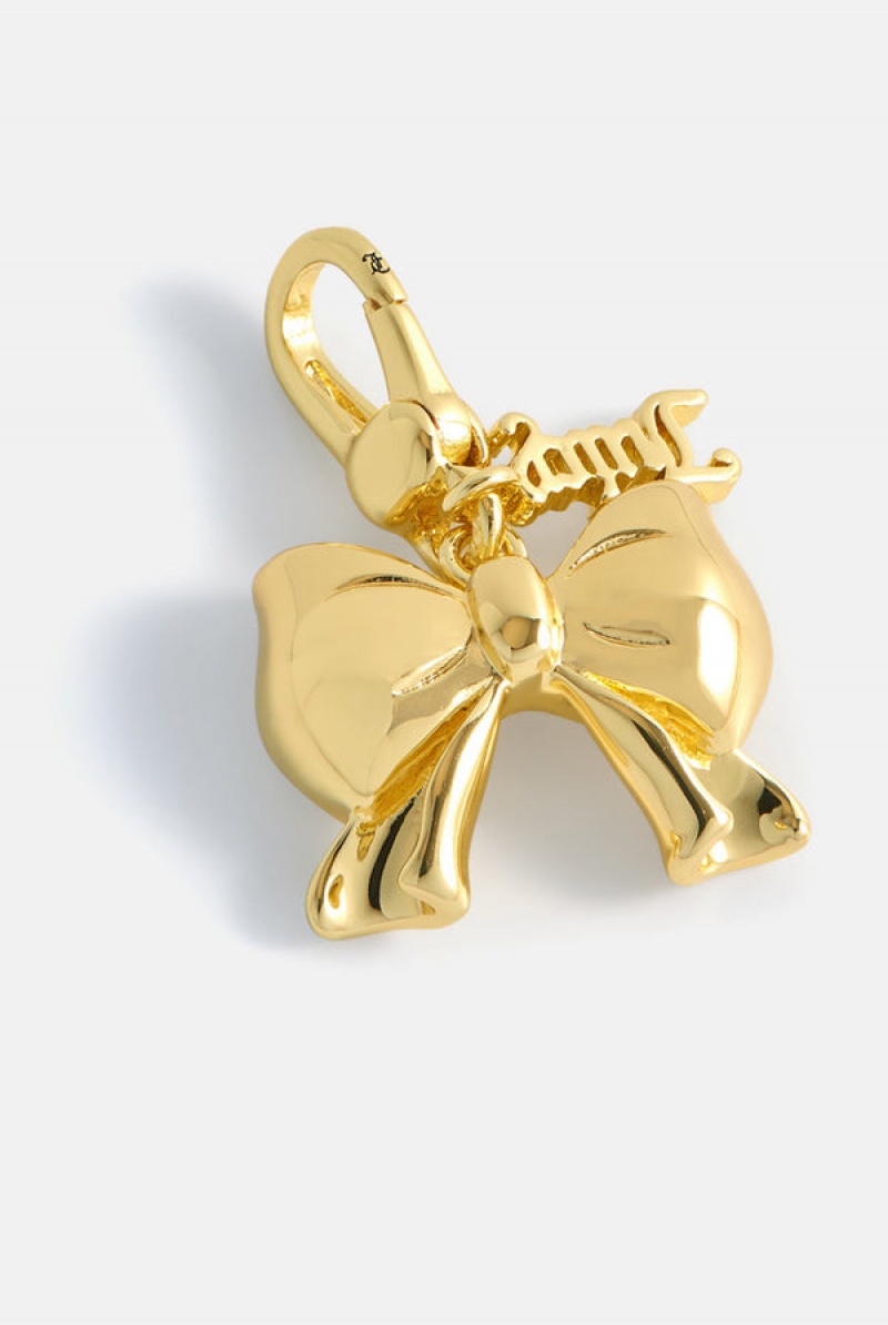 Gold Juicy Couture Bow Charm | JC-SN652393