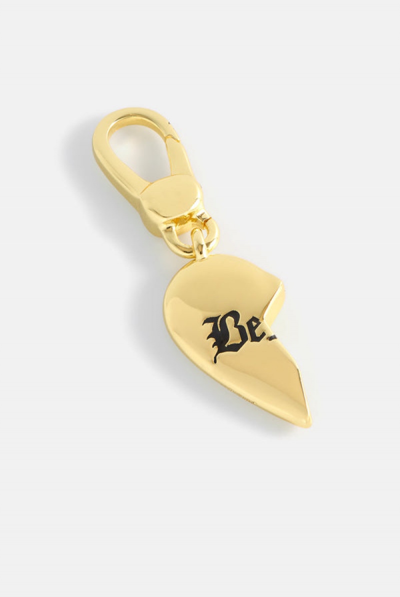 Gold Juicy Couture Broken Heart 'be' Charm | JC-SN652394