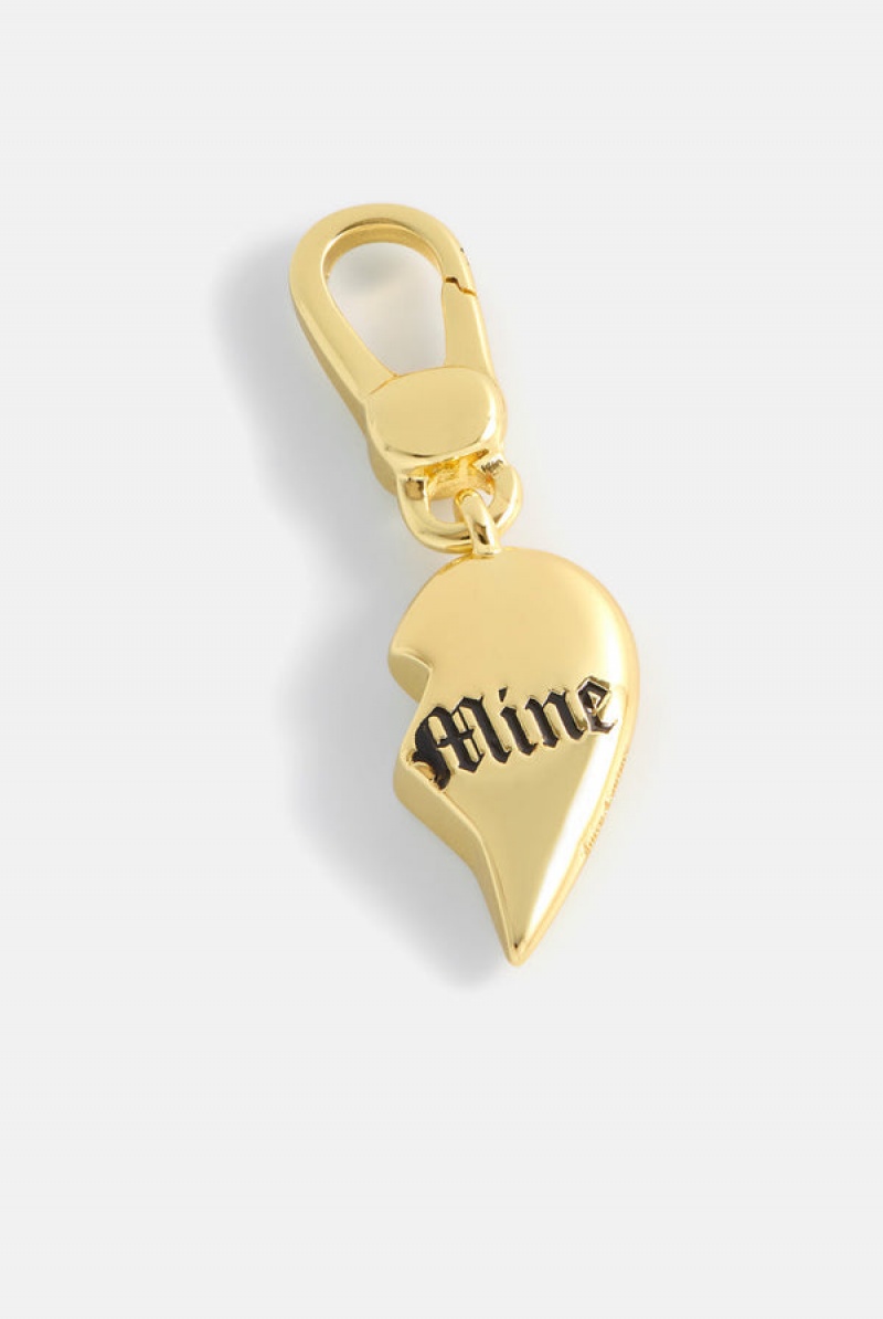 Gold Juicy Couture Broken Heart 'mine' Charm | JC-SN652395