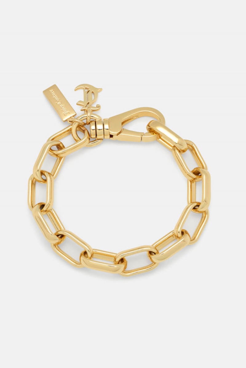 Gold Juicy Couture Chain JC Bracelet | JC-SN652356