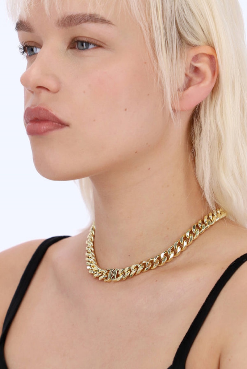 Gold Juicy Couture Chain JC Necklace | JC-SN652368