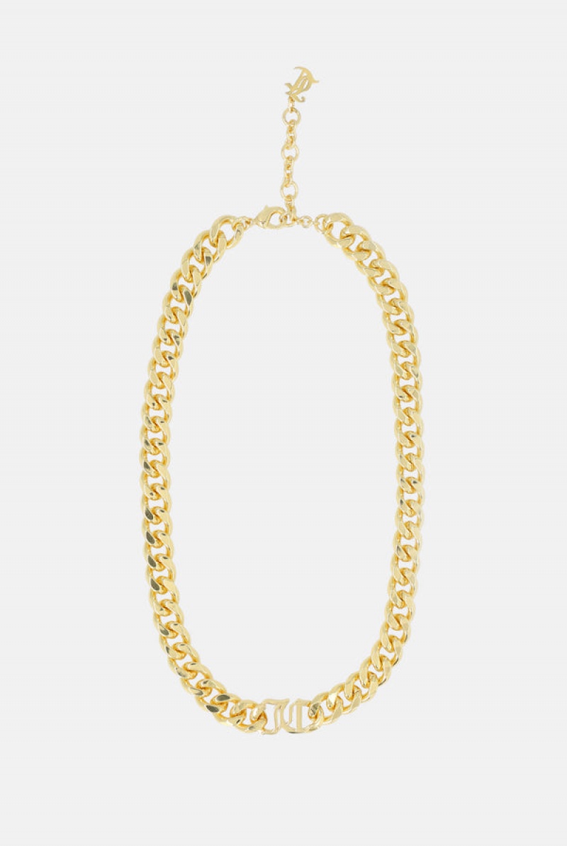 Gold Juicy Couture Chain JC Necklace | JC-SN652368