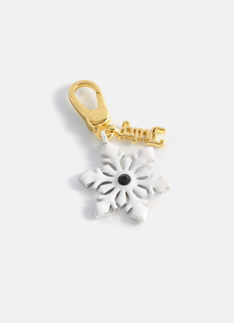 Gold Juicy Couture Enamel Snowflake Charm | JC-SN652400