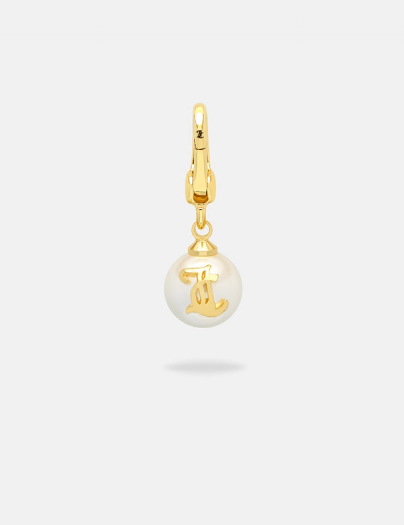 Gold Juicy Couture JC Pearl Charm | JC-SN652384