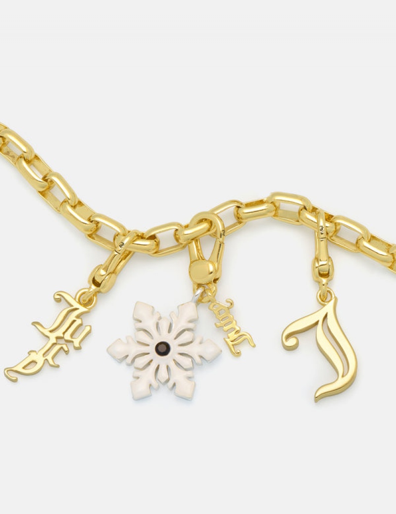 Gold Juicy Couture J' Initial Charm | JC-SN652399