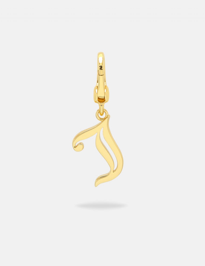 Gold Juicy Couture J' Initial Charm | JC-SN652399