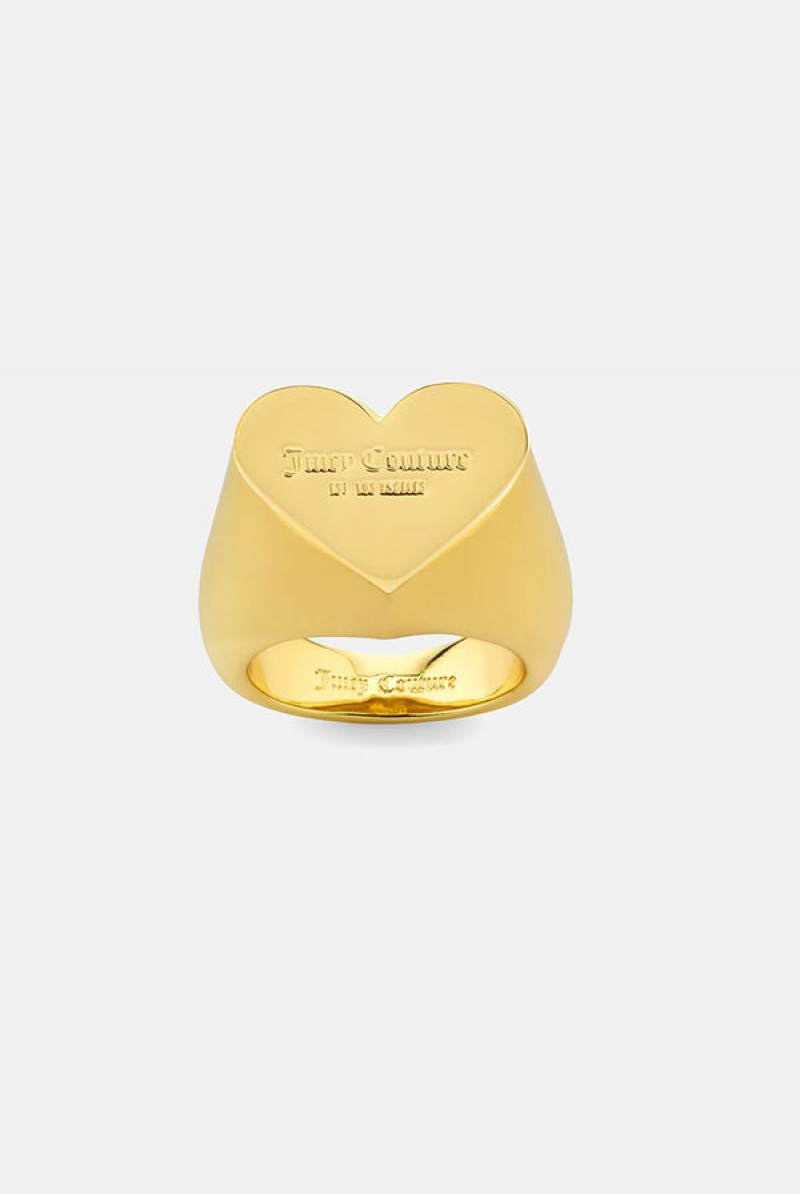 Gold Juicy Couture Juicy Couture Heart Ring | JC-SN652372