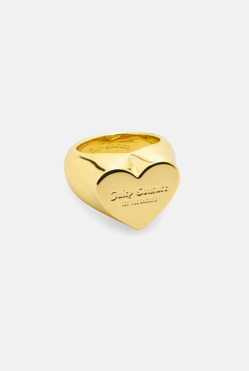 Gold Juicy Couture Juicy Couture Heart Ring | JC-SN652372