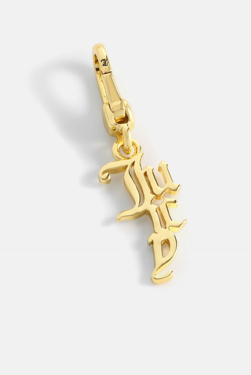 Gold Juicy Couture Juicy Drop Charm | JC-SN652383