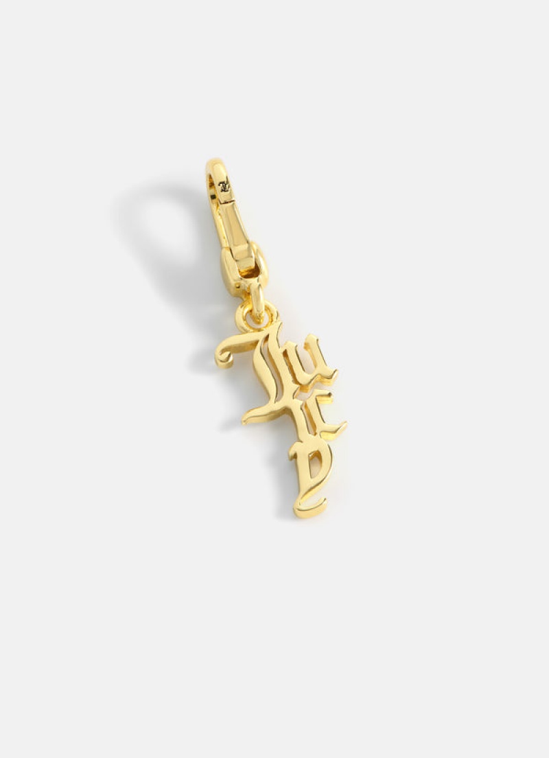 Gold Juicy Couture Juicy Drop Charm | JC-SN652383