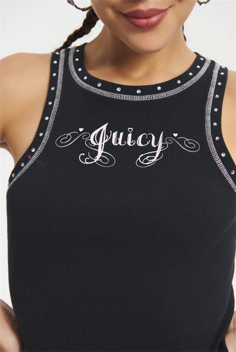 Liquorice Juicy Couture Juicy Sweetheart Tank | JC-SN651630