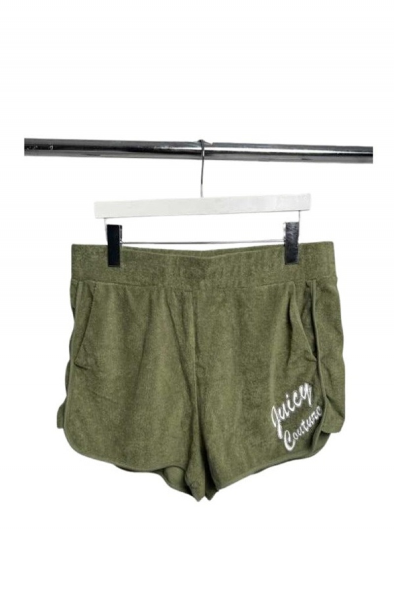 Moss Juicy Couture Terry Logo Retro Shorts—rejuiced | JC-SN651808