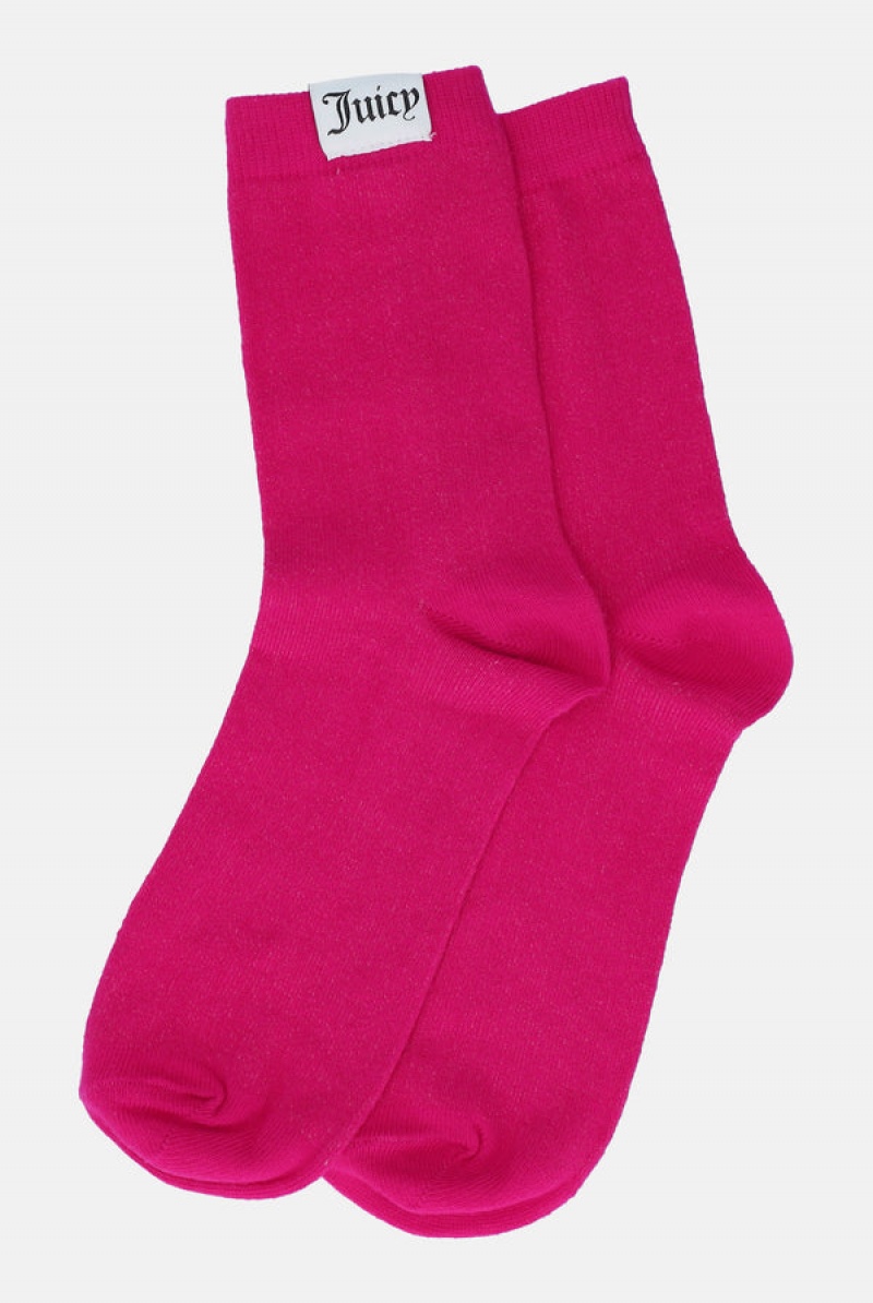 Multi Juicy Couture 3 Pack Flag Label Sock | JC-SN652323