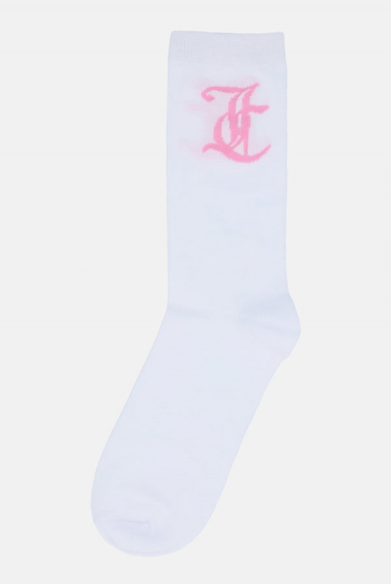 Multi Juicy Couture 3 Pack Lettuce Hem Crew Socks | JC-SN652318