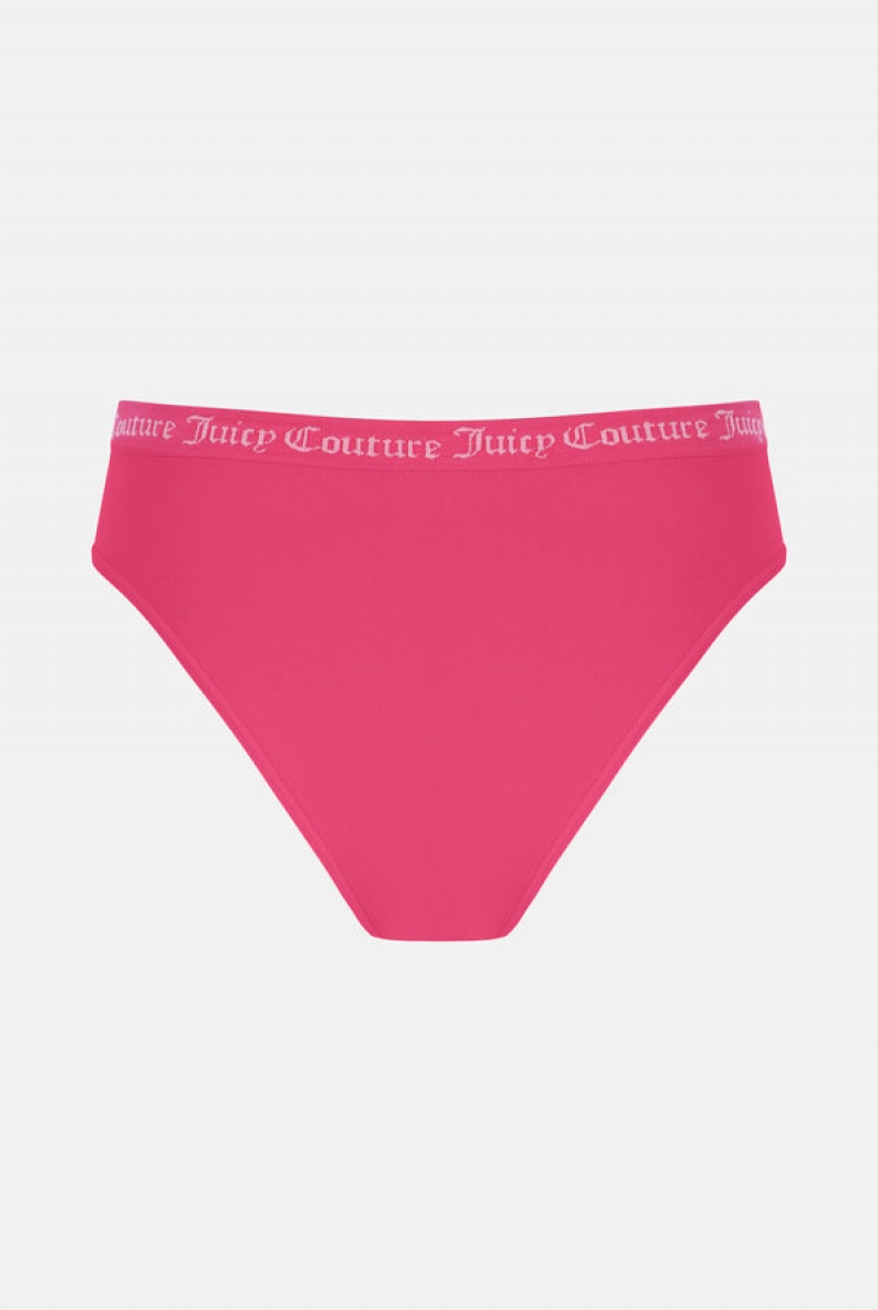 Multi Juicy Couture Flat Knit Seamless Mid-rise Brief Pack X3 | JC-SN652232