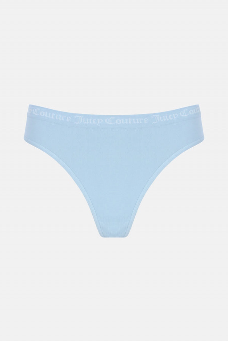 Multi Juicy Couture Flat Knit Seamless Thong Pack X3 | JC-SN652235