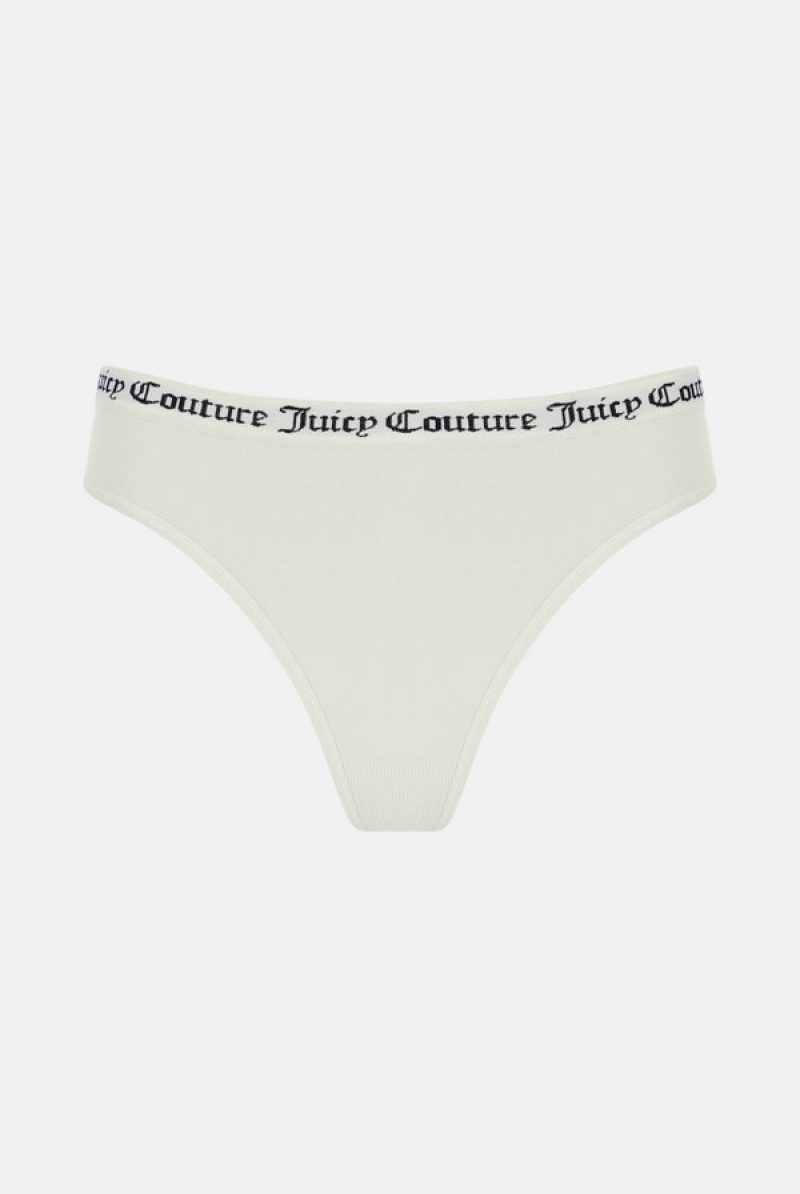 Multi Juicy Couture Flat Knit Seamless Thong Pack X3 | JC-SN652235