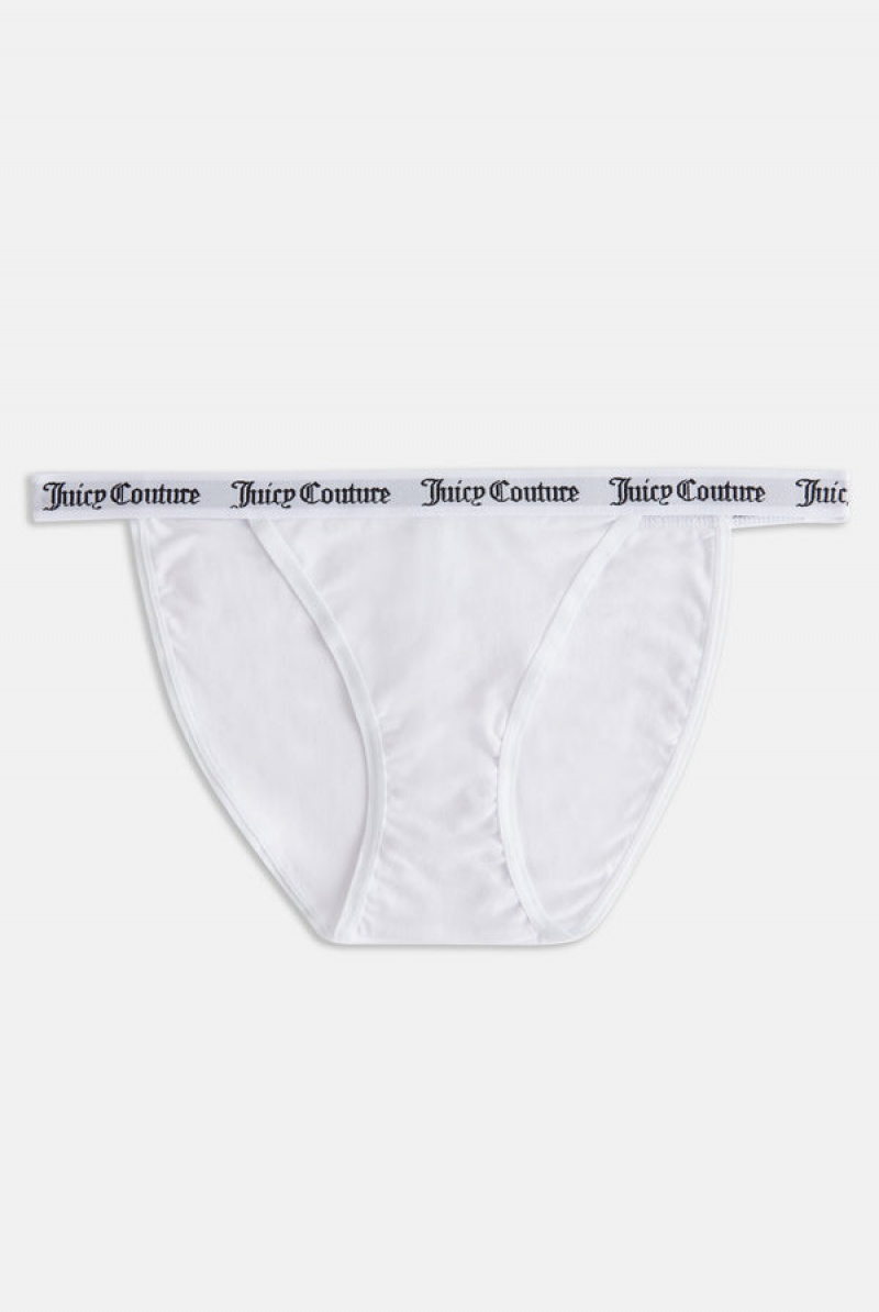 Multi Juicy Couture Pack Of 3 Cotton Branded Waistband Briefs | JC-SN652265