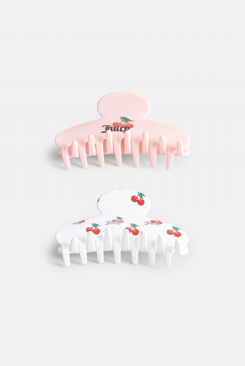 Multi Juicy Couture Set Of 2 Cherry Claw Hair Clips | JC-SN652333