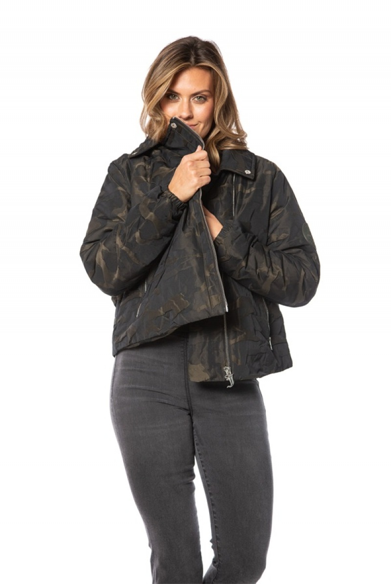 Night Combo Juicy Couture Moto Puffer Jacket | JC-SN651678