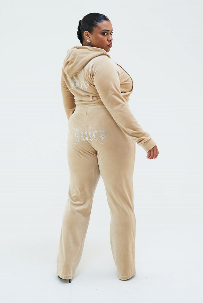 Nomad Juicy Couture Velour Diamante Tracksuit Bottom | JC-SN652095