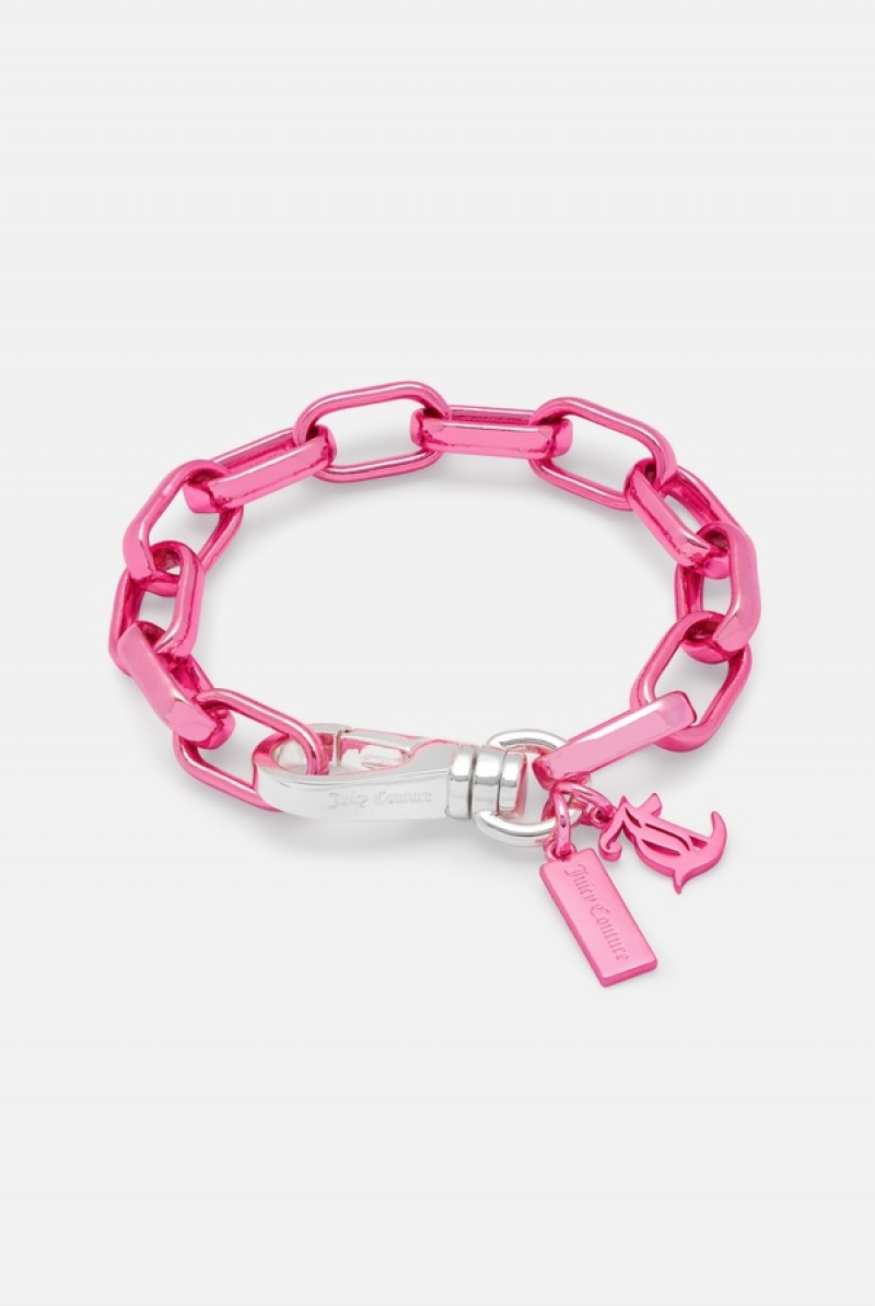 Pink Juicy Couture Chain JC Bracelet | JC-SN652358