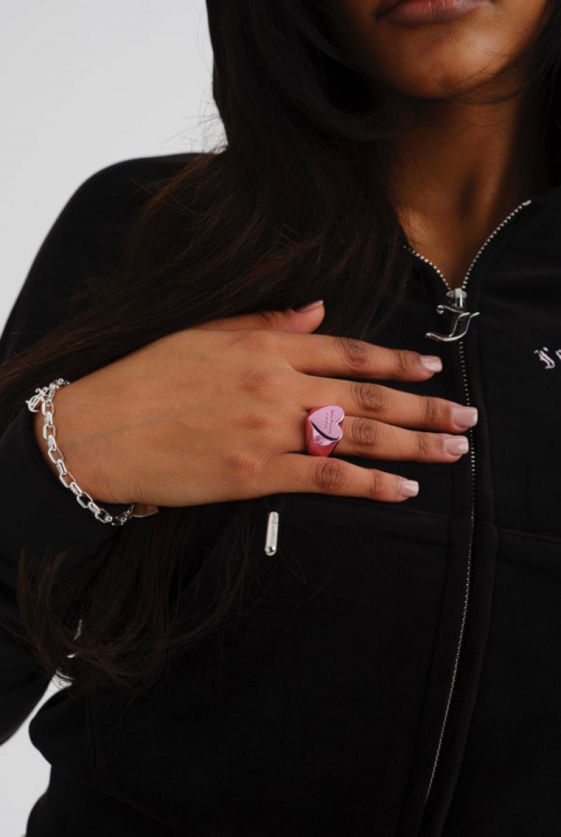 Pink Juicy Couture Juicy Couture Heart Ring | JC-SN652373