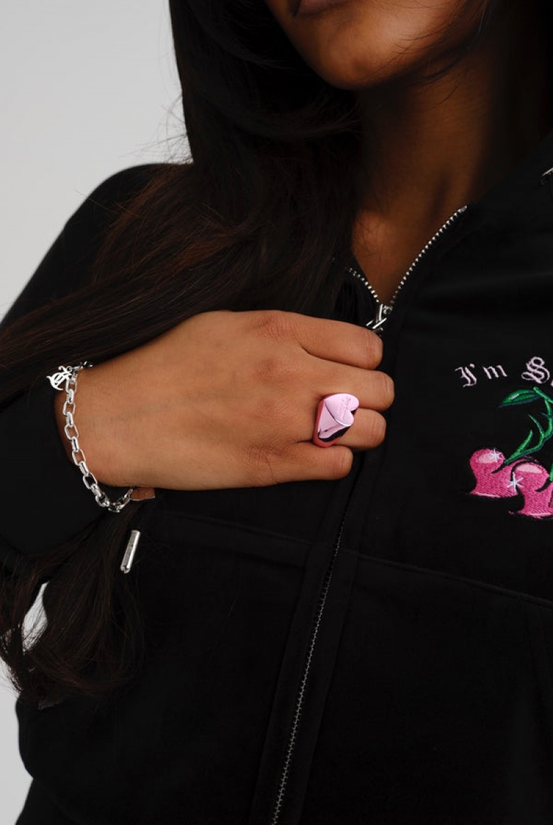 Pink Juicy Couture Juicy Couture Heart Ring | JC-SN652373