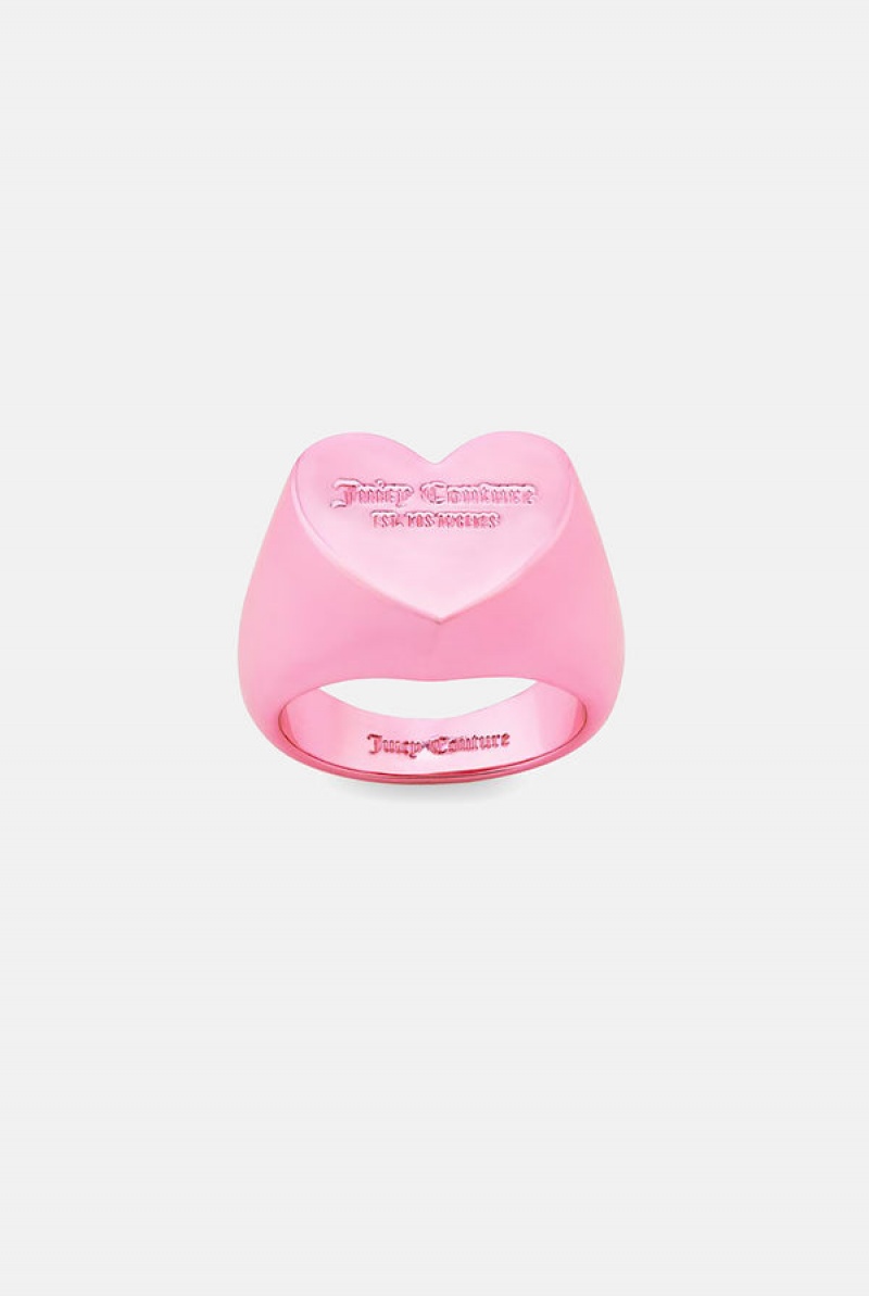 Pink Juicy Couture Juicy Couture Heart Ring | JC-SN652373