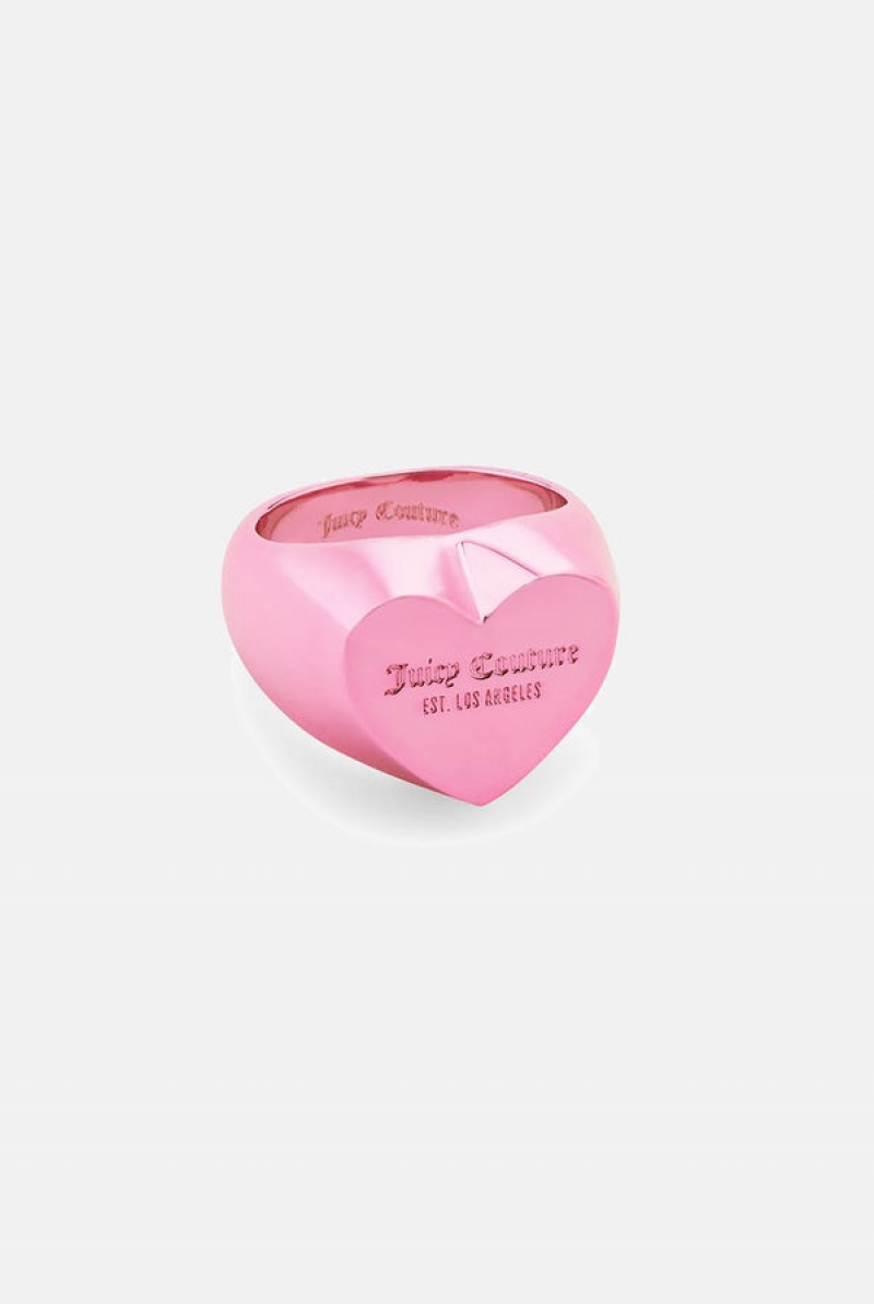 Pink Juicy Couture Juicy Couture Heart Ring | JC-SN652373